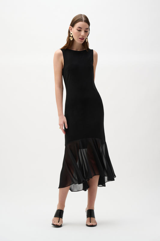 Chiffon Flounce Dress