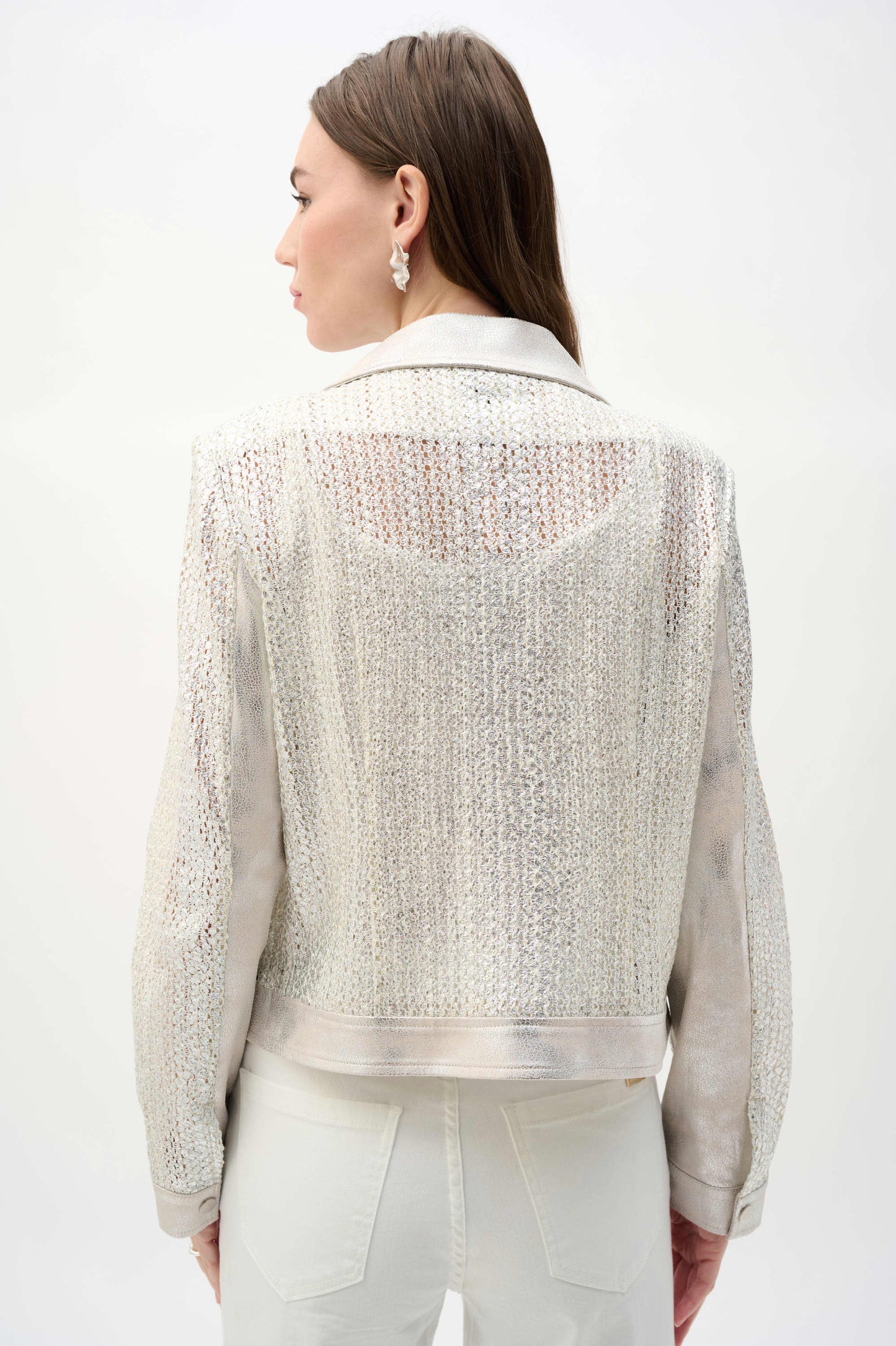 Foiled Moto Jacket
