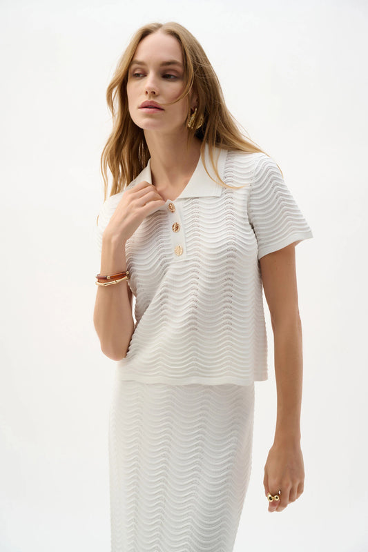 Textured Sweater Shirt