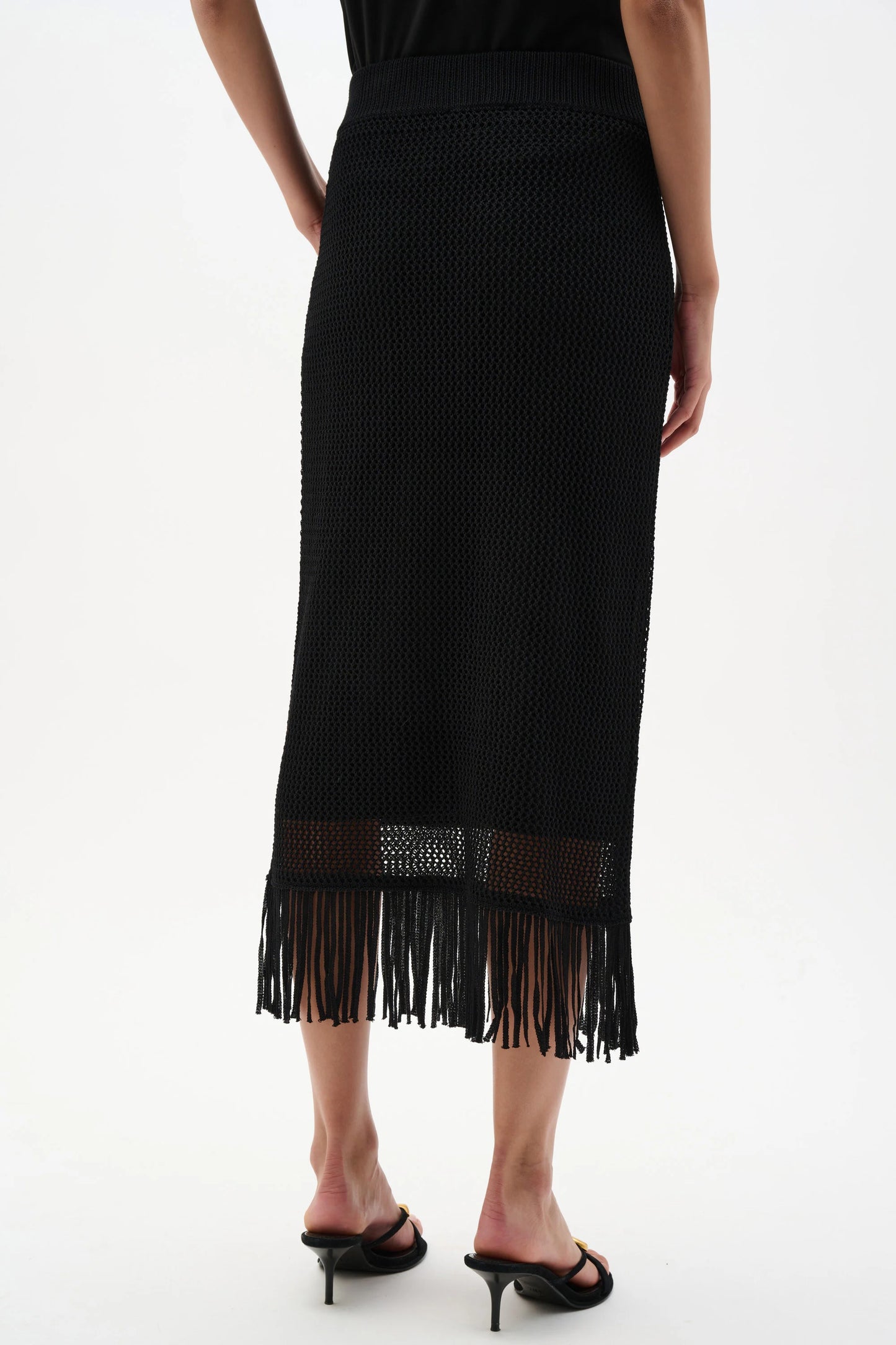 Fringe Trim Skirt