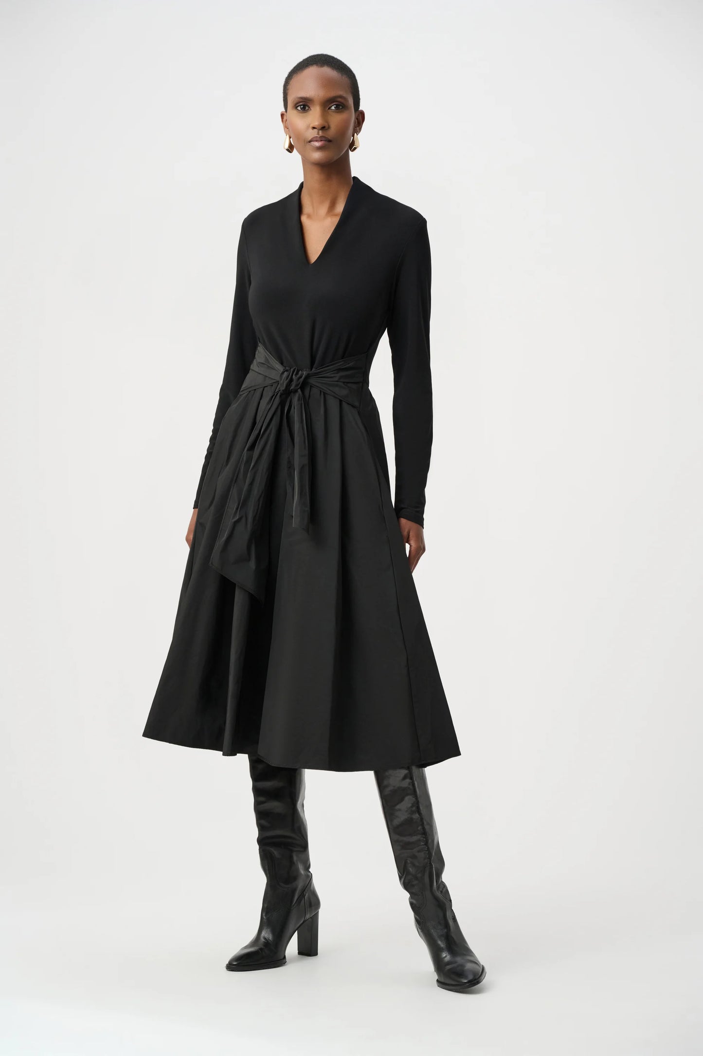Silky Knit & Memory Fit and Flare Dress