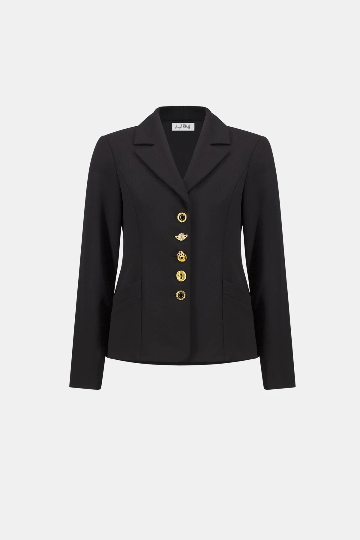 Statement Button Fitted Blazer