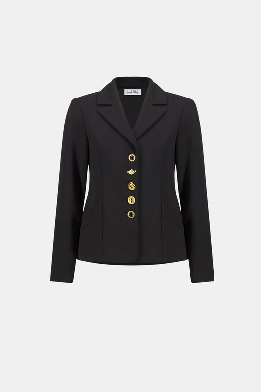 Statement Button Fitted Blazer