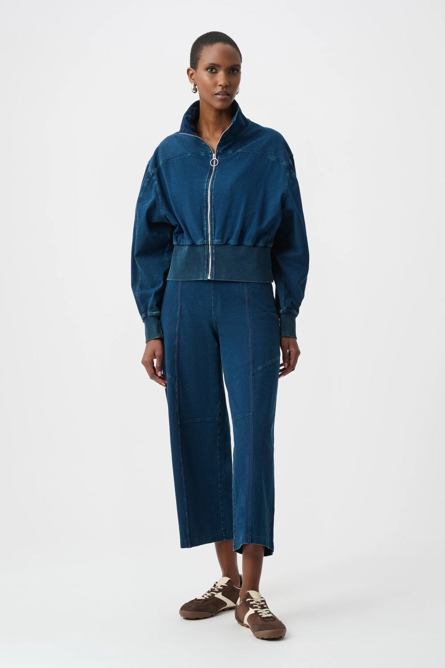 Funnel Neck Bomber Jacket