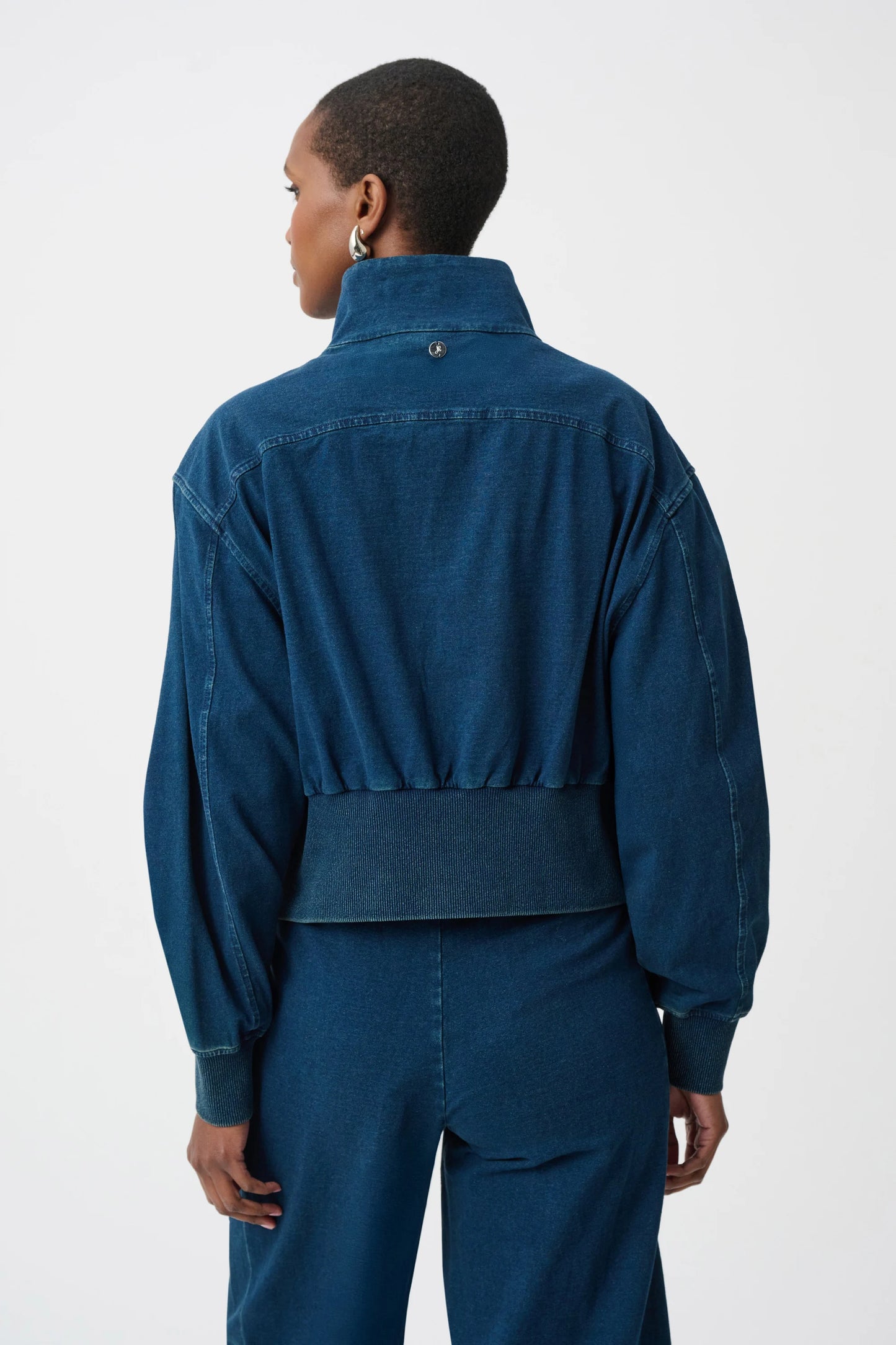 Funnel Neck Bomber Jacket