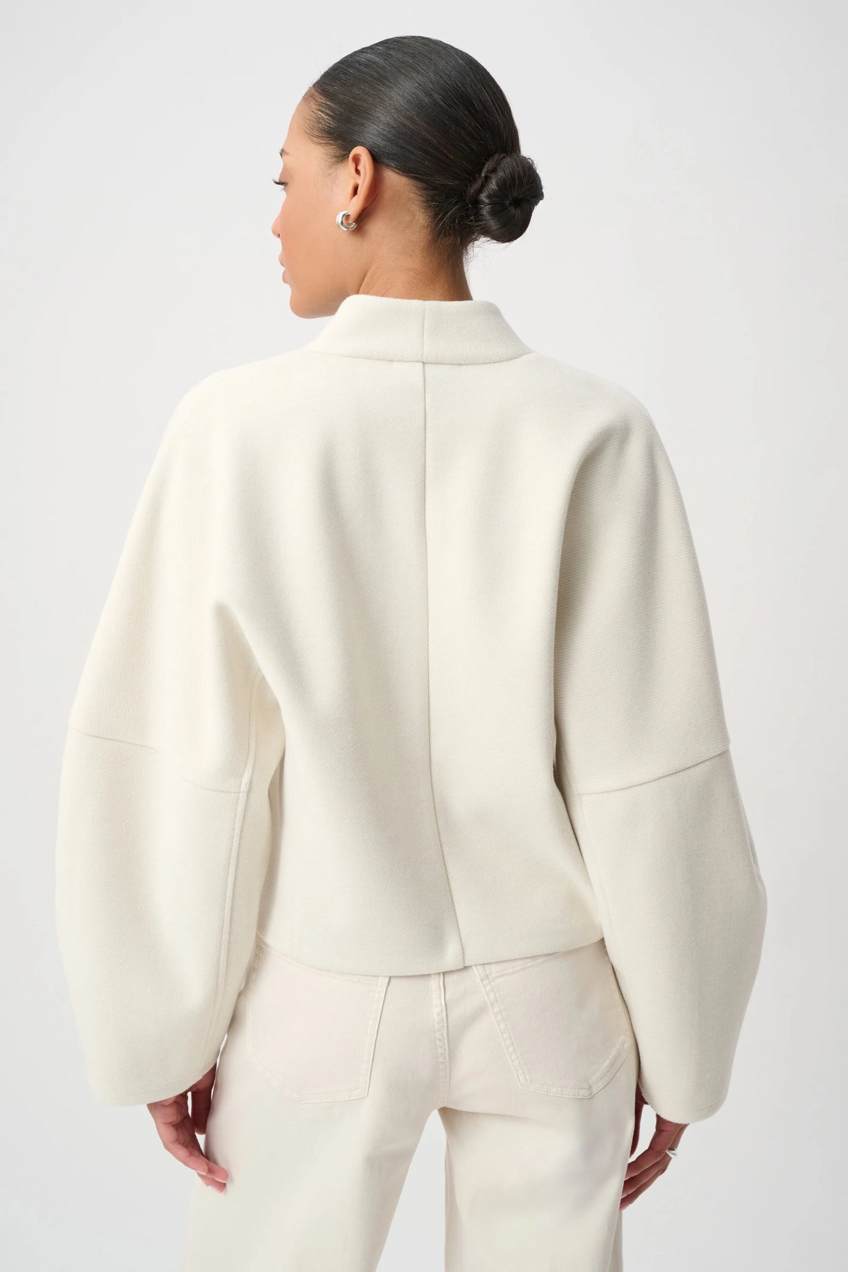 Shawl Collar Boxy Jacket
