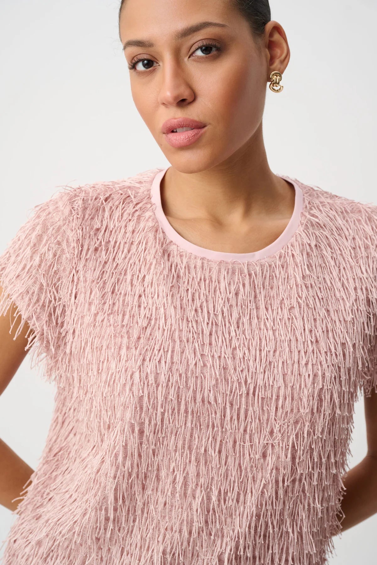 Fringe Knit Top