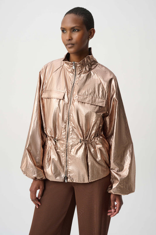 Metallic Nylon Jacket