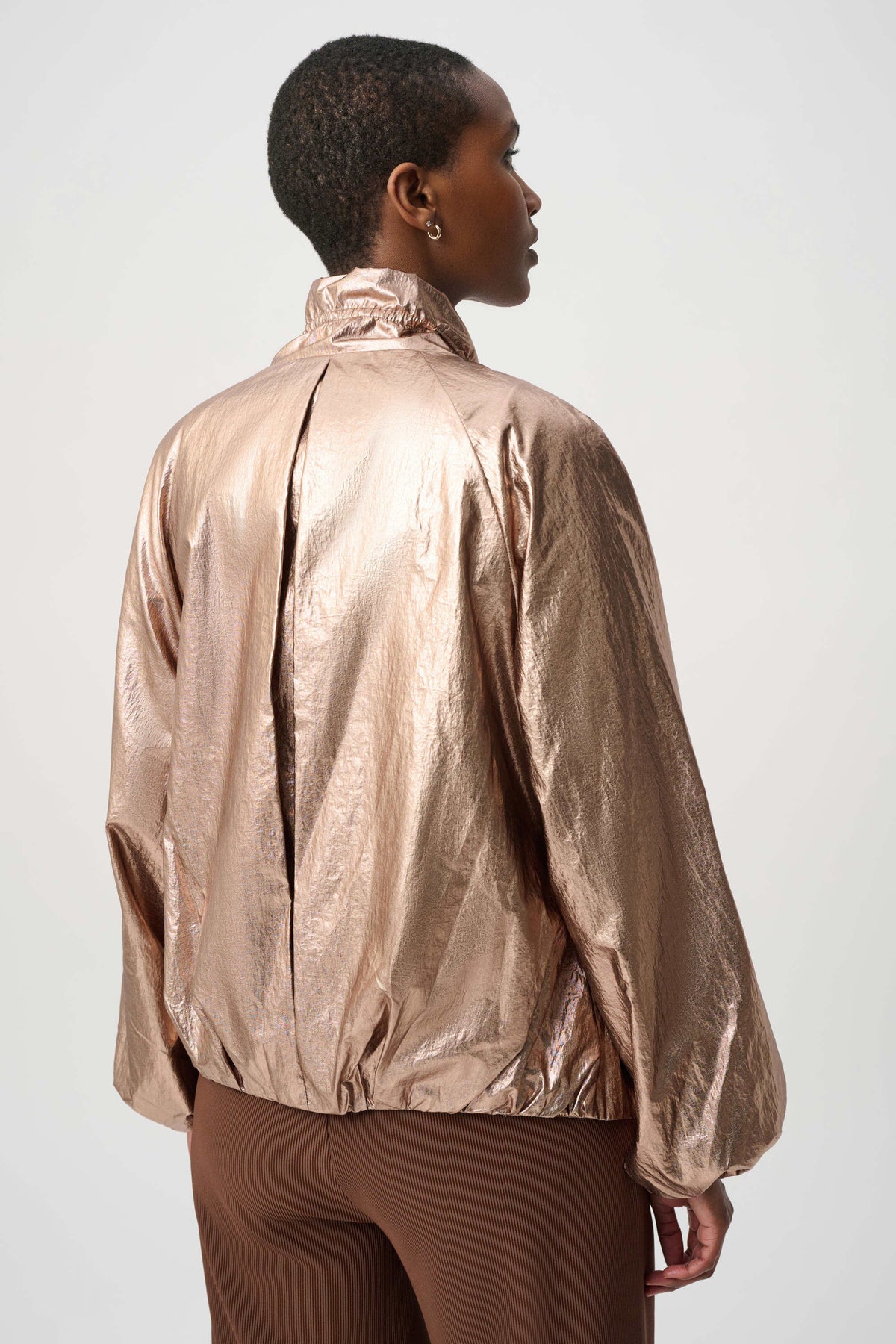 Metallic Nylon Jacket