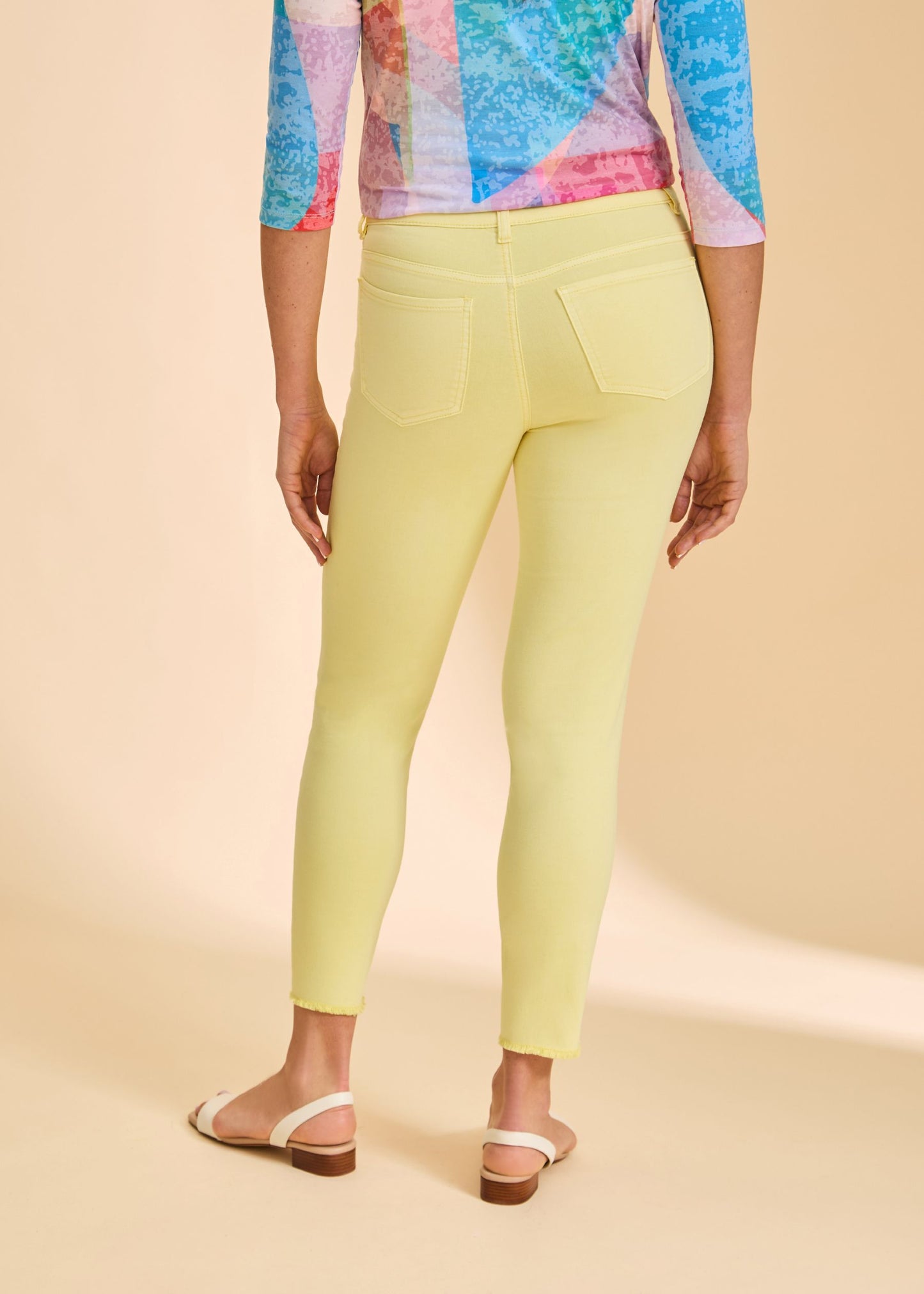 Olivia Slim Ankle Denim | Pineapple
