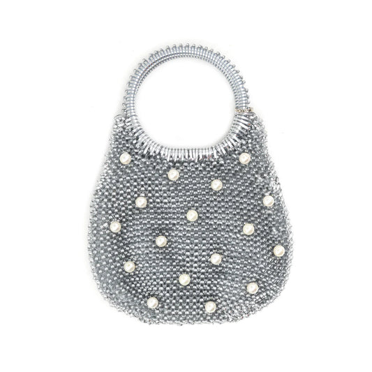 Silver + Pearl Handbag