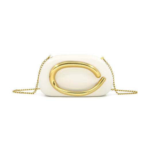 Beige Evening Bag