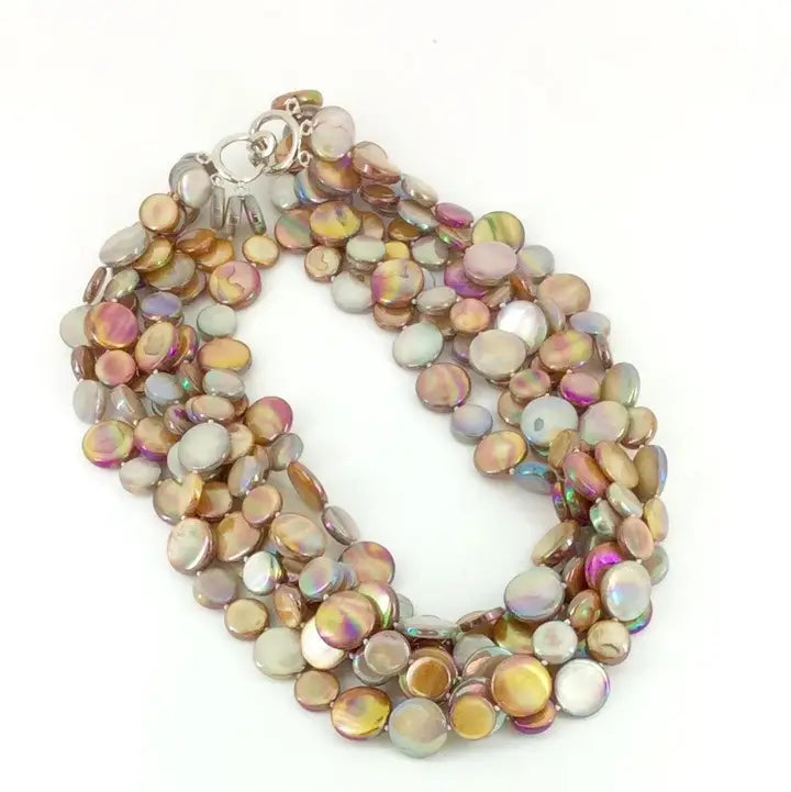 5 Strand Necklace | Chocolate