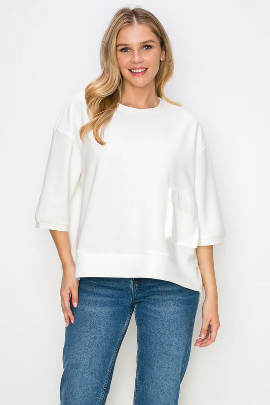 Karen Knit Top | White