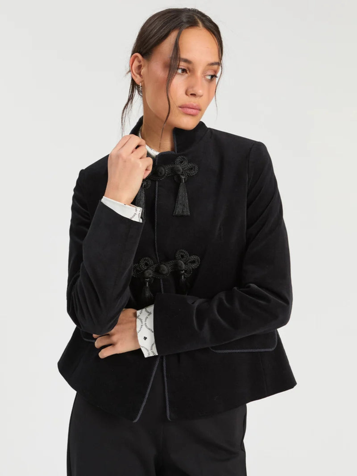 Velvet Braided Jacket