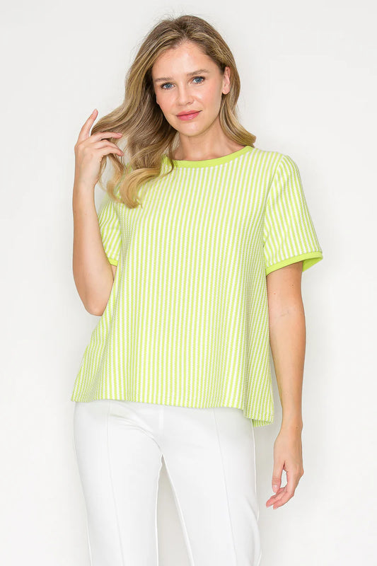 Karissa Knit Top | Lime