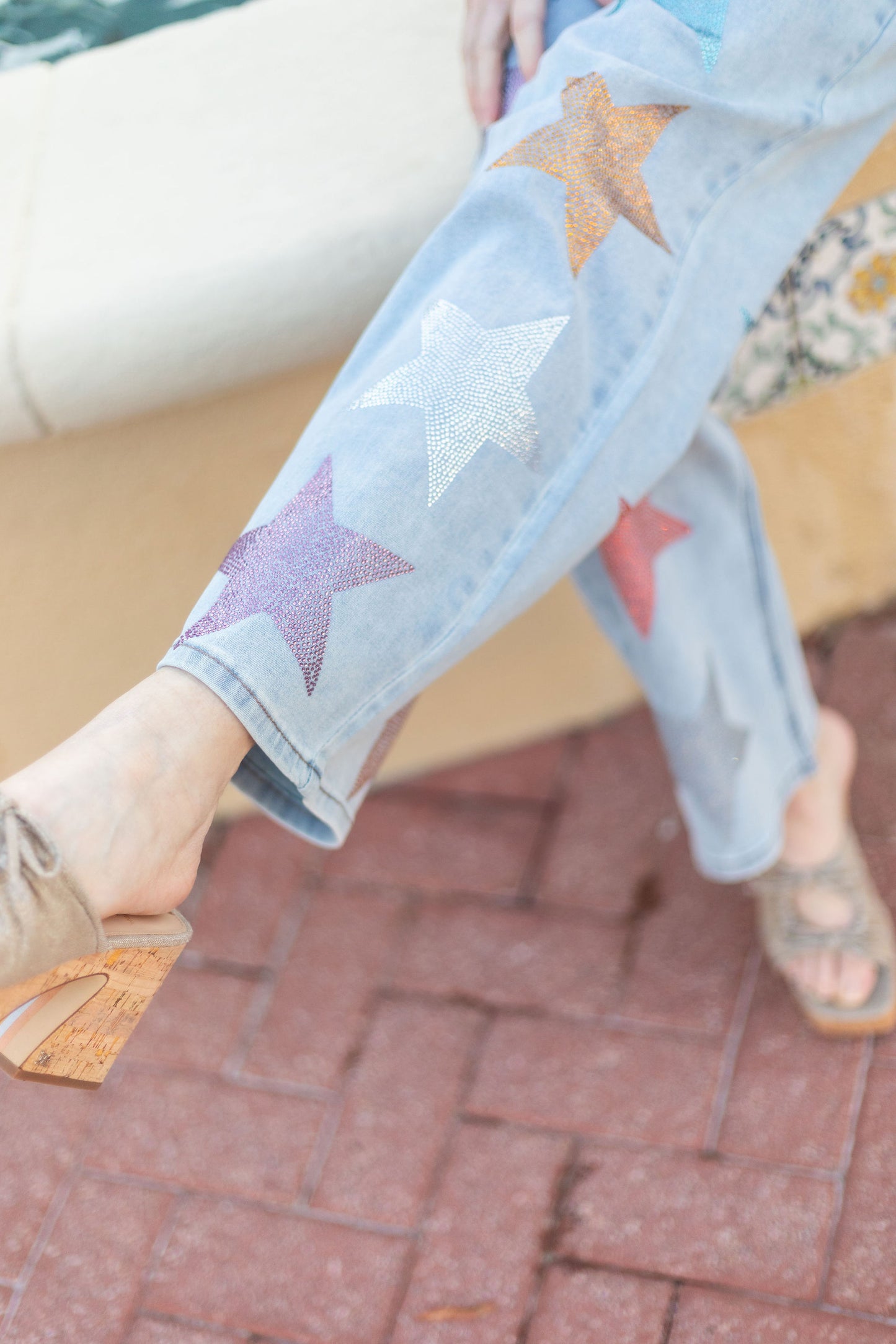 Embellished Star Jeans