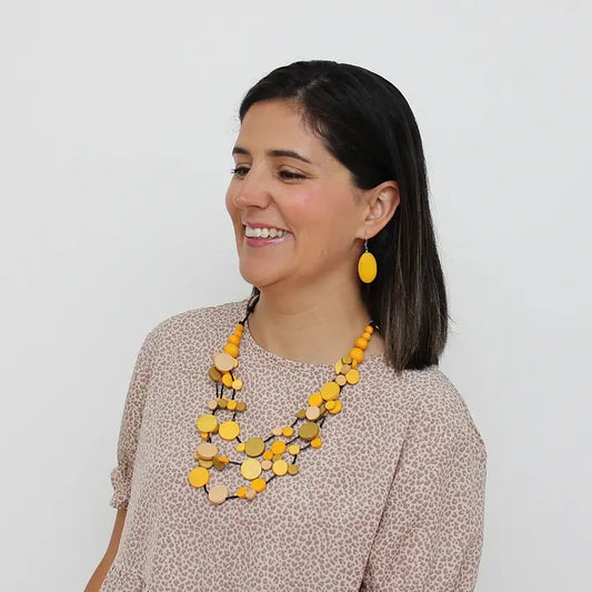 Millie Necklace | Yellow