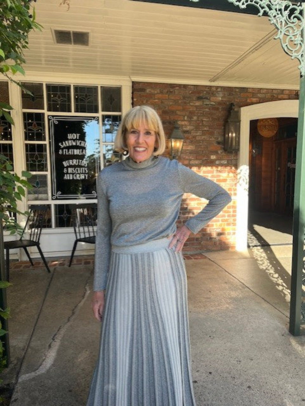 Antique Silver Turtleneck