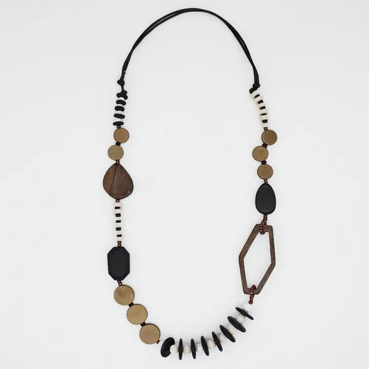Gabby Necklace | Brown