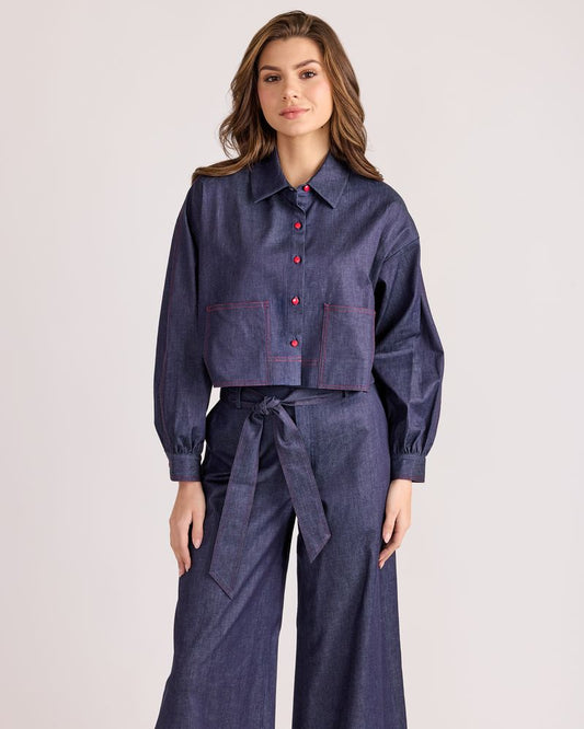 Mattie Top | Ink Blue