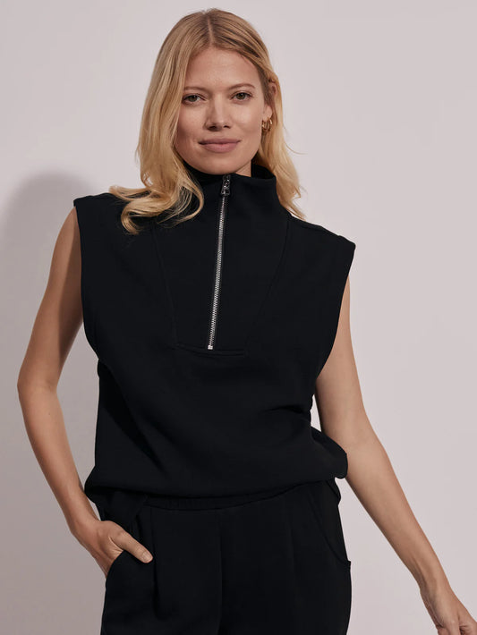Magnolia Half Zip | Black
