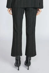 Pinstripe Kick Flare Pants