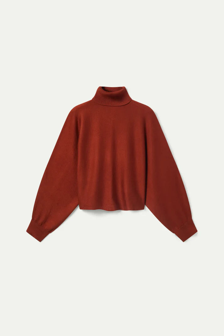 Rust Turtleneck