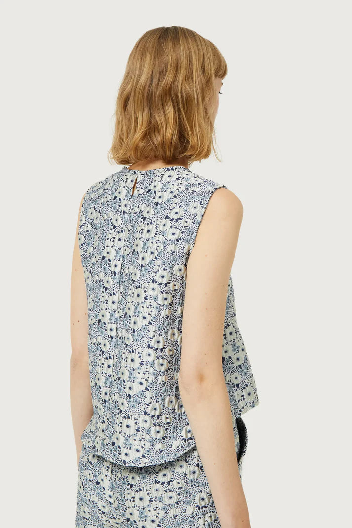 Jacquard Flower Top