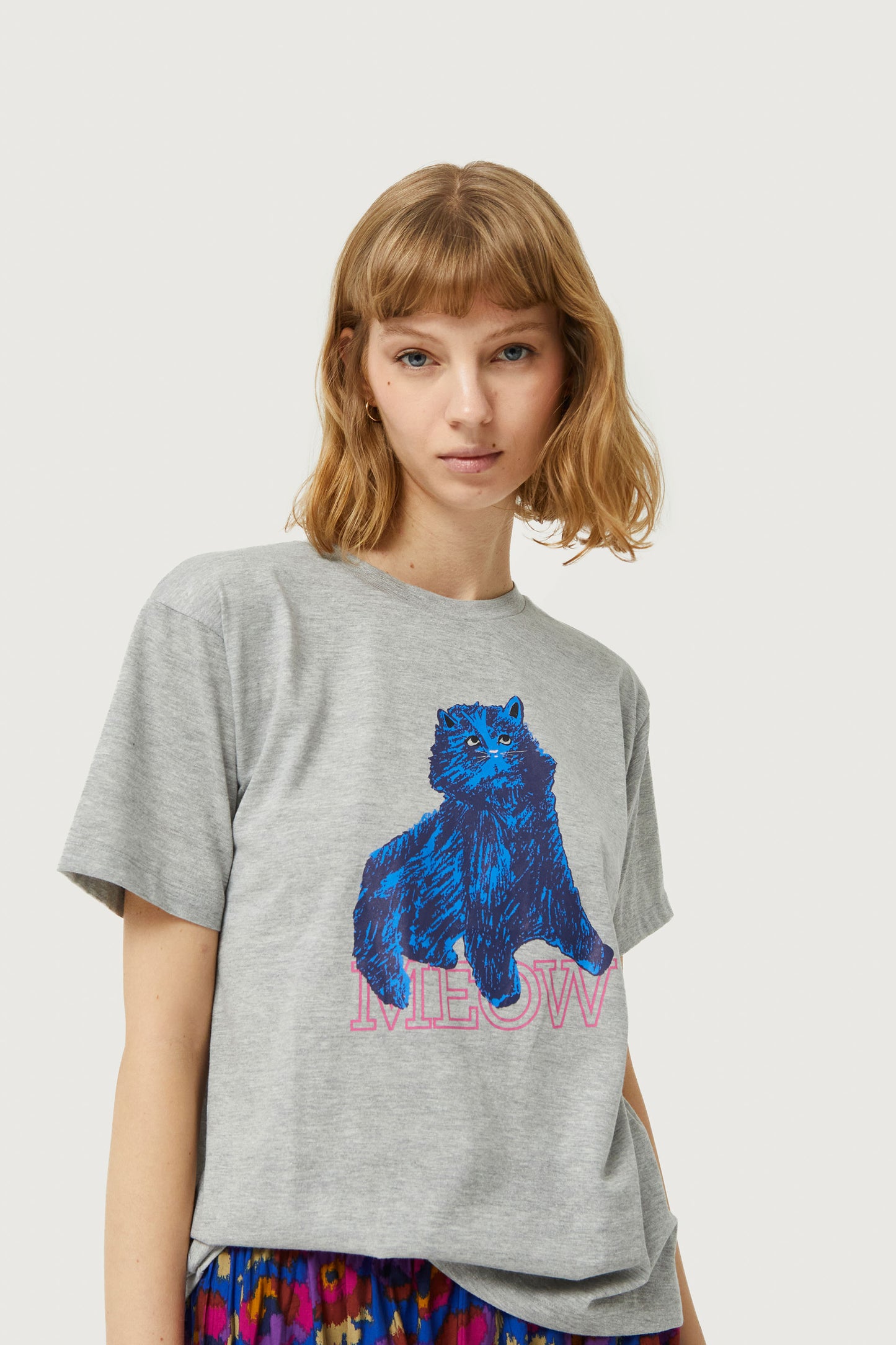 Cat T-Shirt | Grey