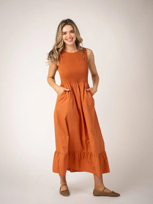 Margot Dress | Persimmon