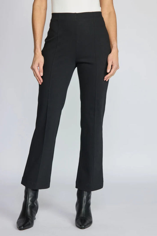 Knit Denim Kick Flare | Black