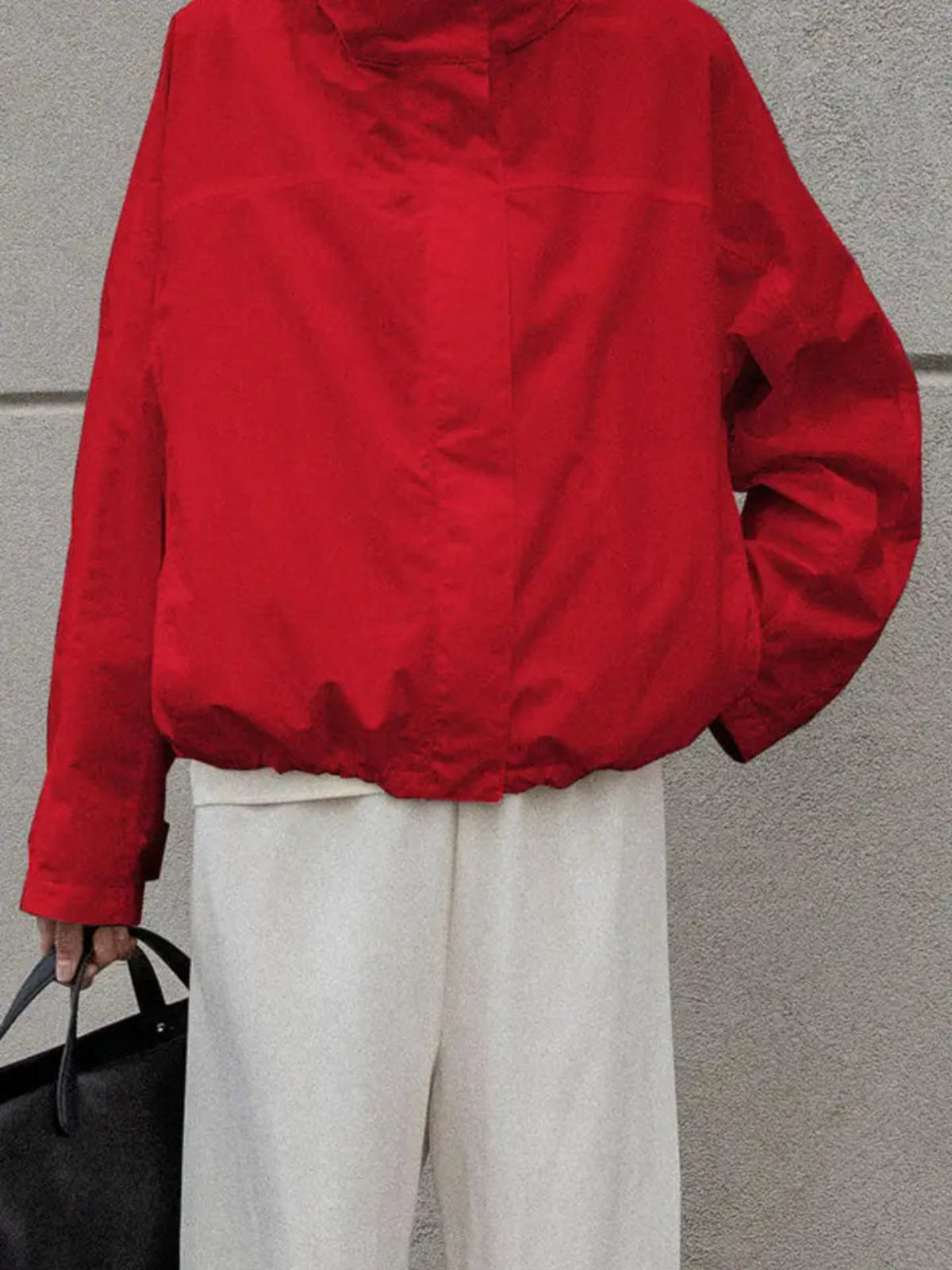 Red Oversized Jacket