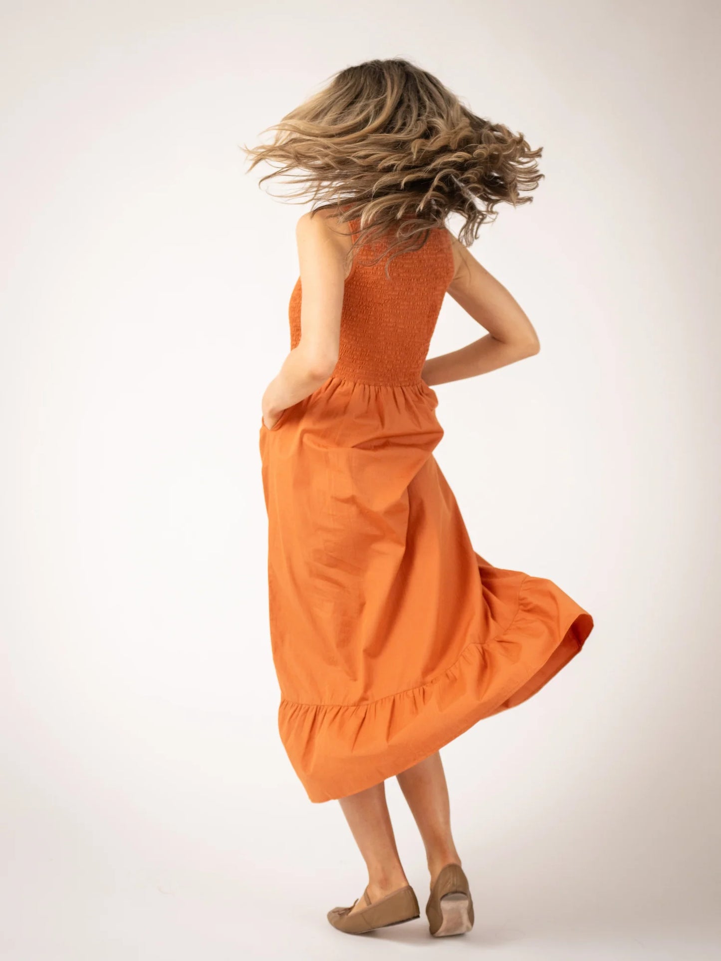 Margot Dress | Persimmon