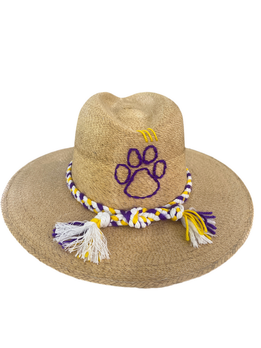 LSU Natural Palm Hat