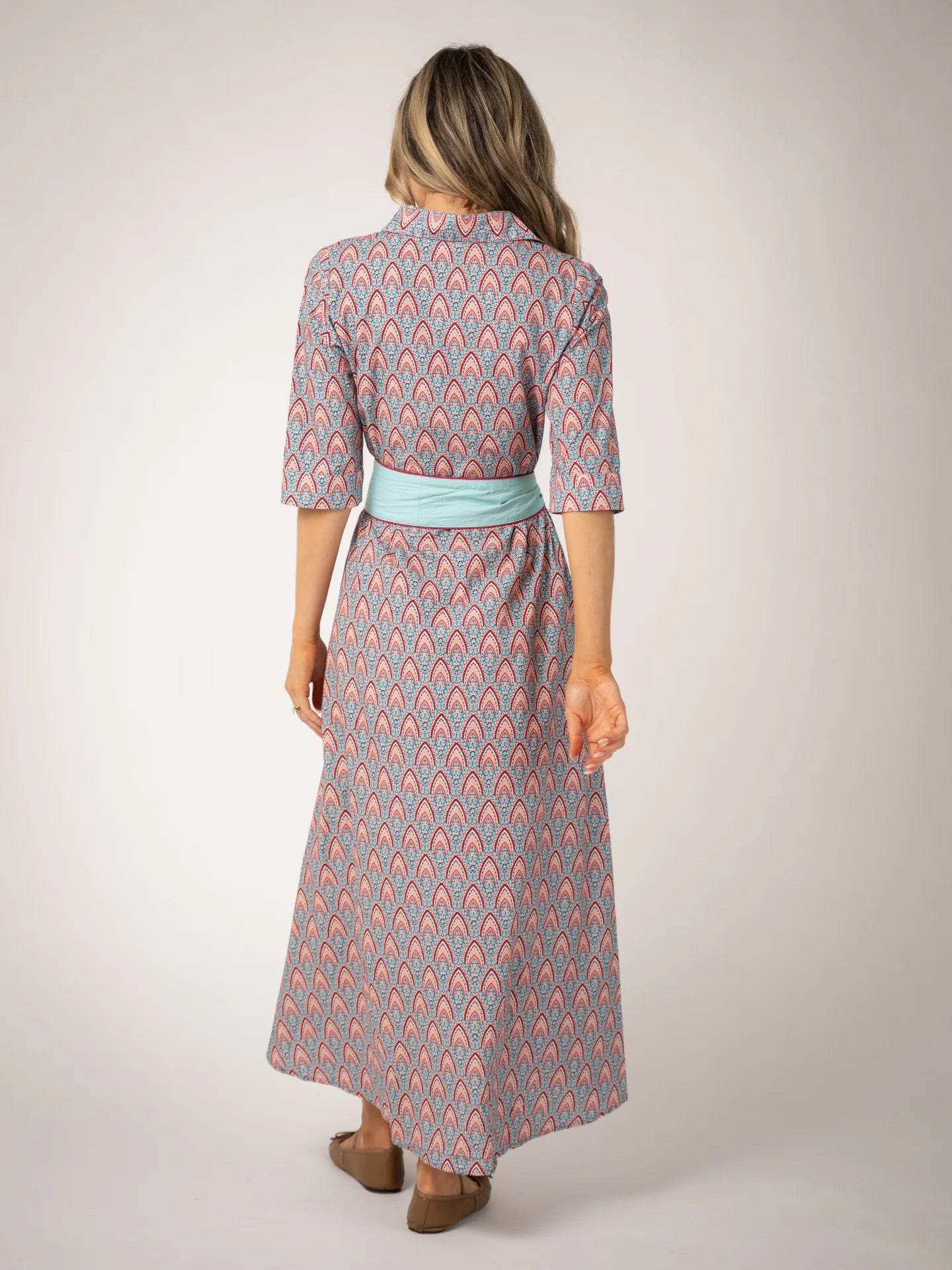 Eloise Dress | Red Scallop