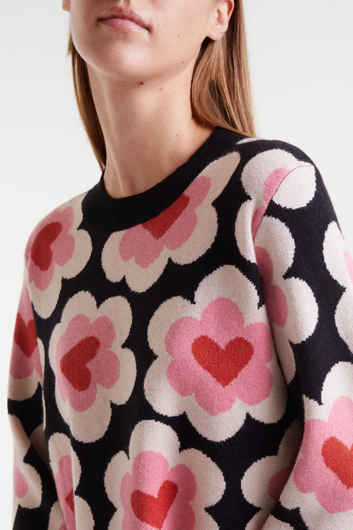 Sweet Heart Print Dress