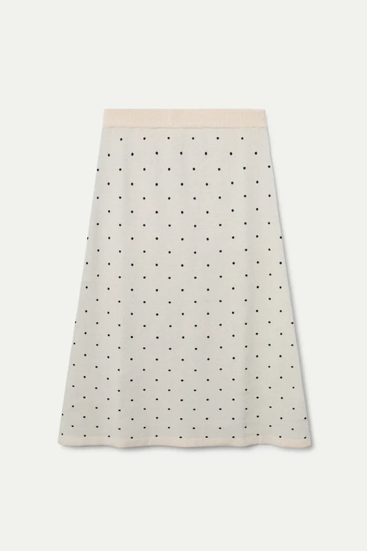 Mini Dot Midi Skirt