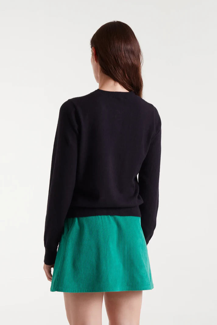 Black Heart Detail Cardi