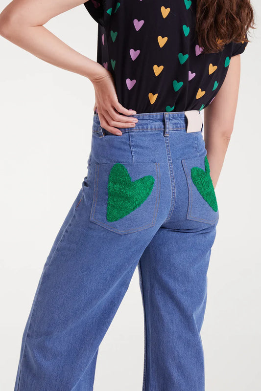 Heart Pocket Denim