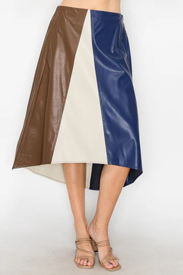 Leah Colorblock Skirt