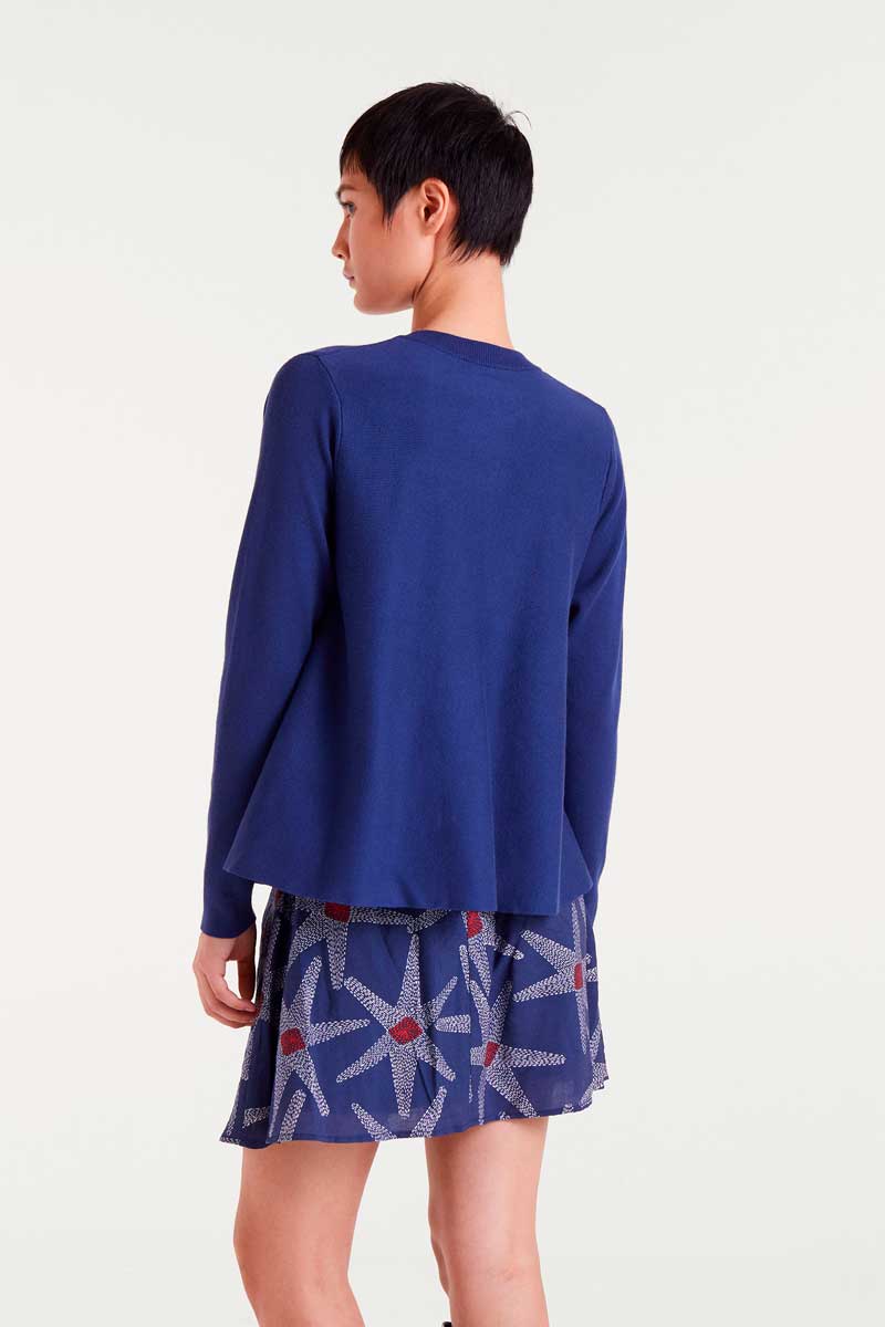 Blue Cardigan