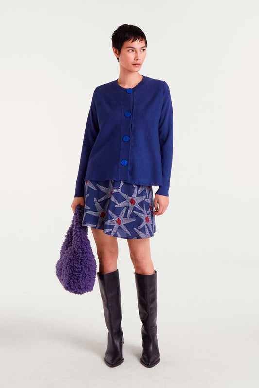 Blue Cardigan