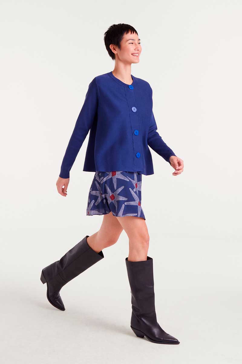 Blue Cardigan