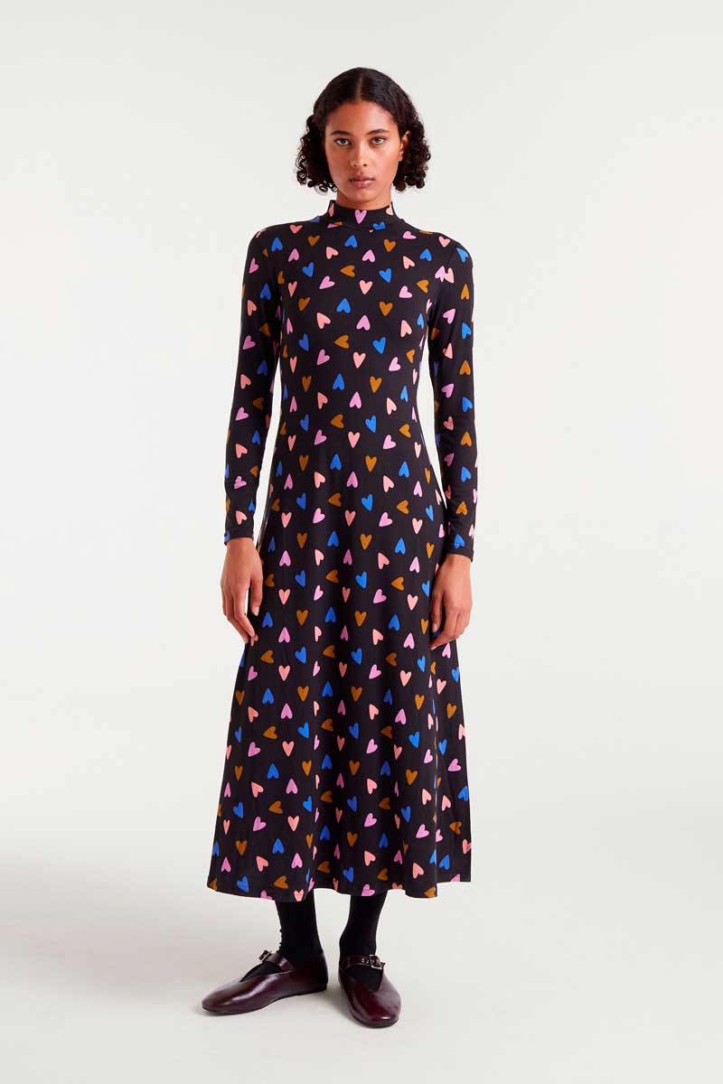 Hearts Maxi Dress
