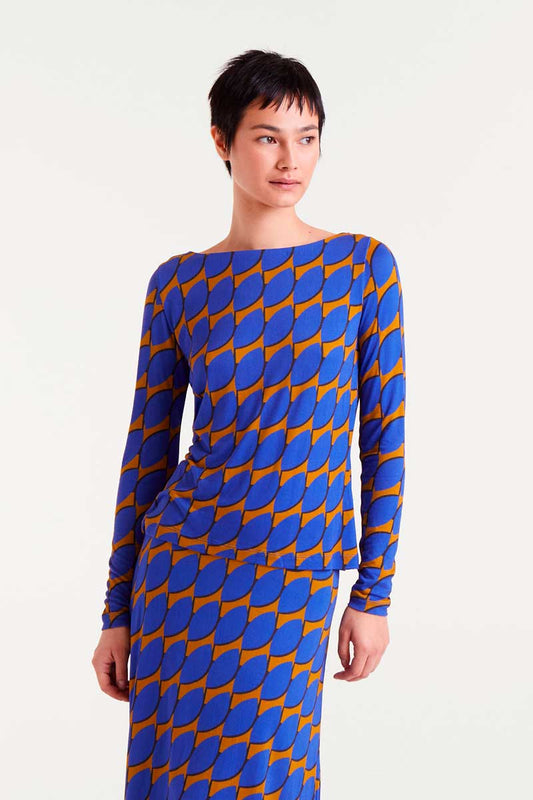 Geometric Print Top