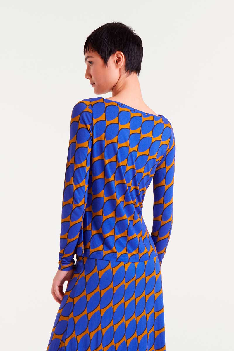 Geometric Print Top