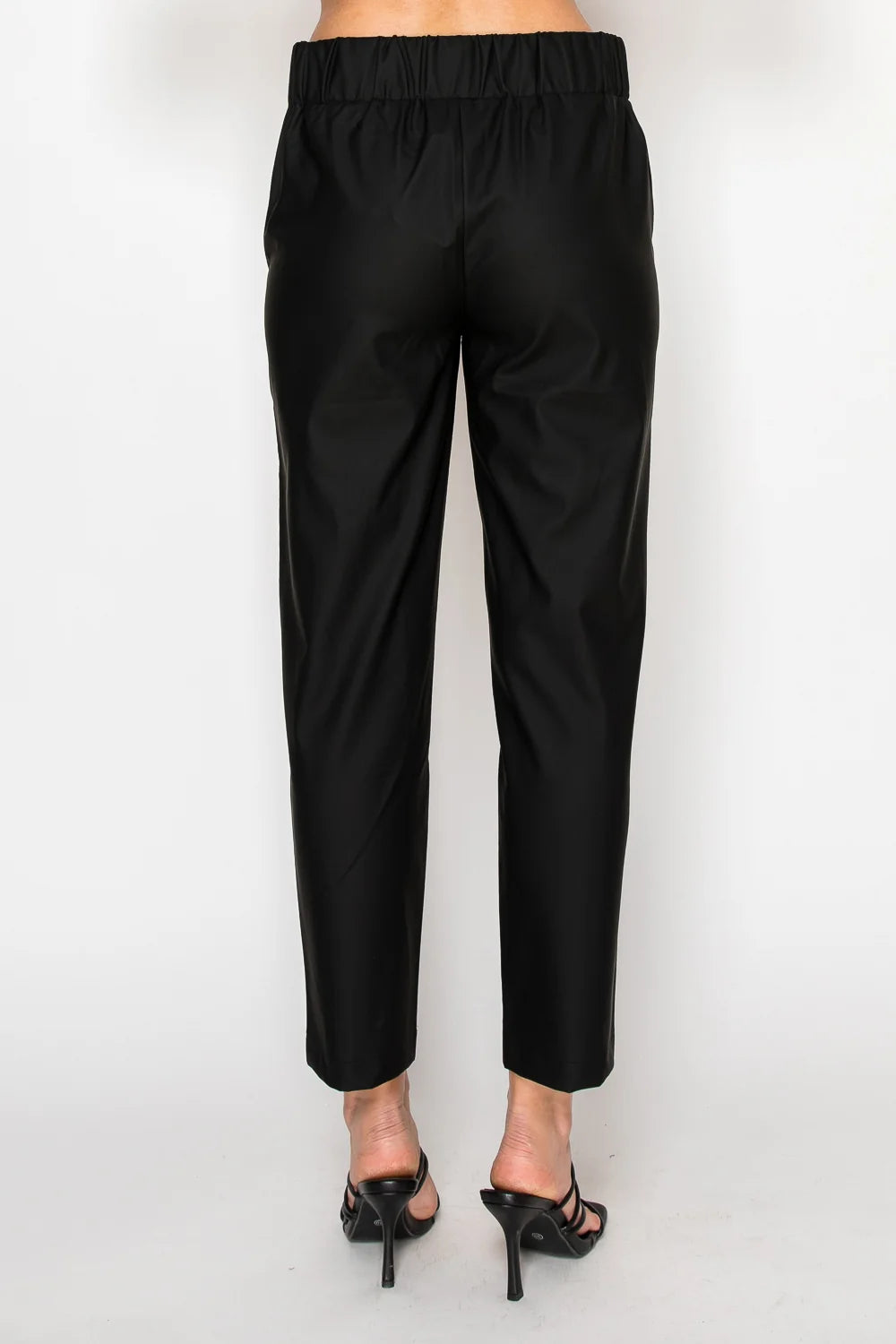 Jomara Leather Pant | Black