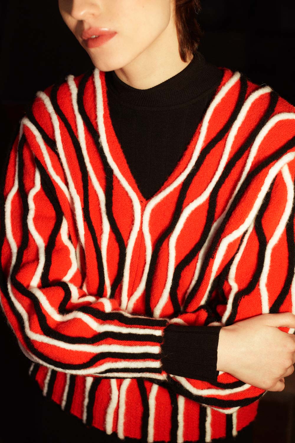 UGA Striped Sweater