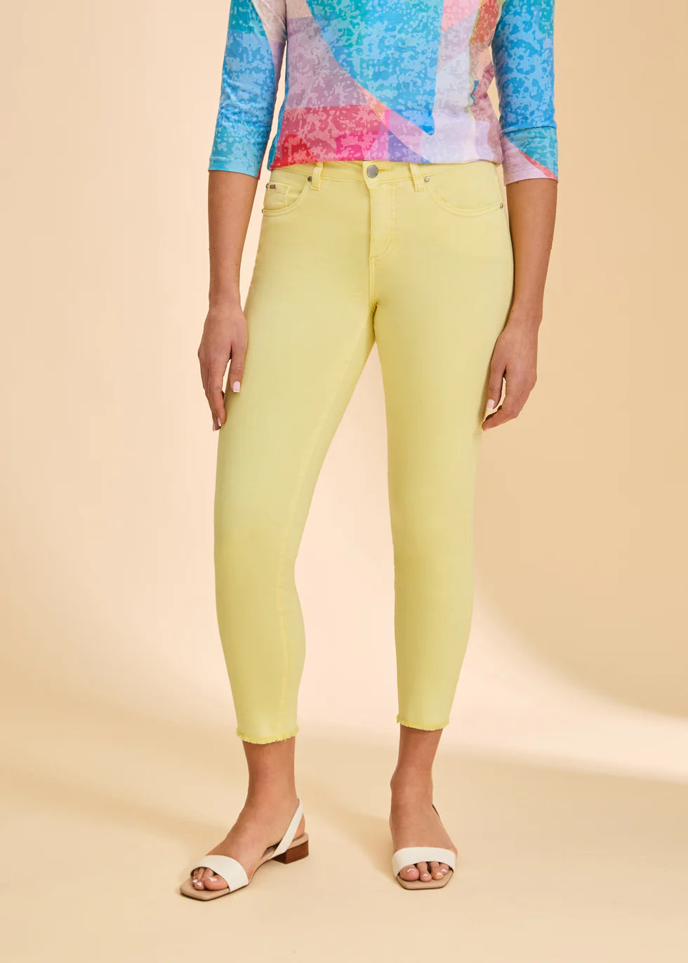 Olivia Slim Ankle Denim | Pineapple